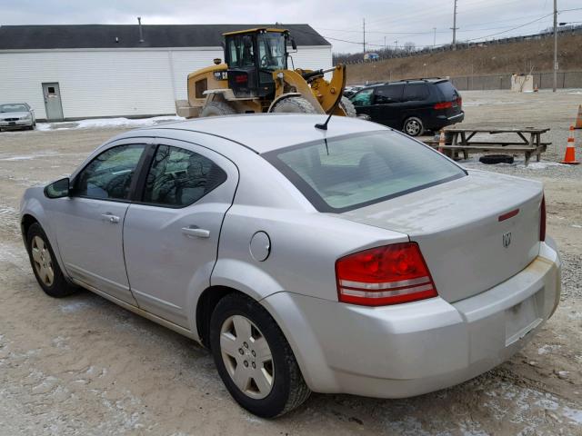 1B3LC46K68N161246 - 2008 DODGE AVENGER SE SILVER photo 3