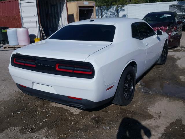 2C3CDZAGXFH709836 - 2015 DODGE CHALLENGER WHITE photo 4