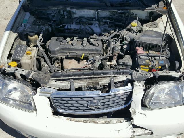 3N1CB51D3YL327953 - 2000 NISSAN SENTRA BAS WHITE photo 7