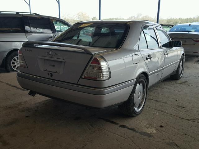 WDBHA28D5VA458863 - 1997 MERCEDES-BENZ C 280 SILVER photo 4