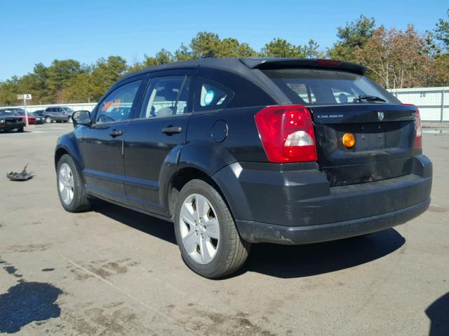 1B3HB48B37D113701 - 2007 DODGE CALIBER SX BLACK photo 3