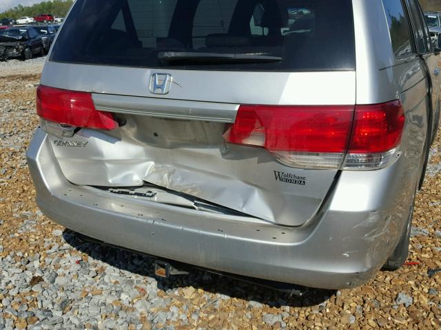 5FNRL386X8B102444 - 2008 HONDA ODYSSEY EX SILVER photo 9