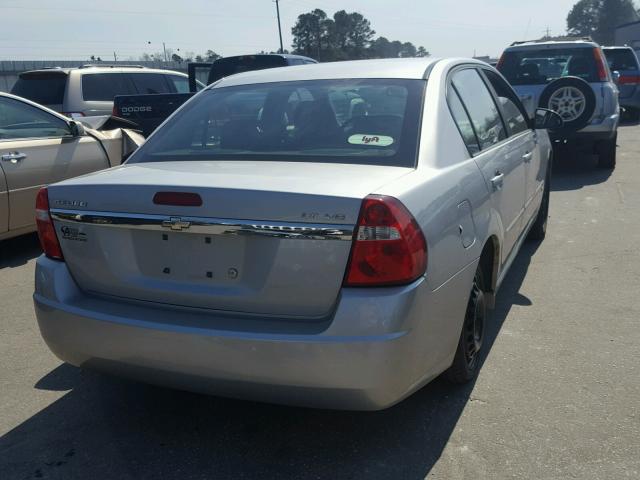 1G1ZT51866F278433 - 2006 CHEVROLET MALIBU LT SILVER photo 4