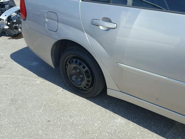 1G1ZT51866F278433 - 2006 CHEVROLET MALIBU LT SILVER photo 9