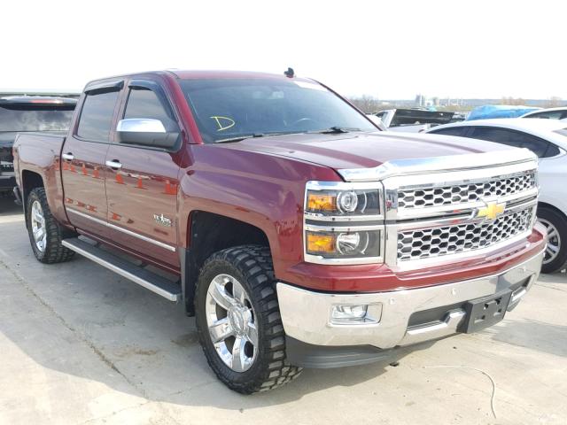 3GCPCSECXEG456689 - 2014 CHEVROLET SILVERADO BURGUNDY photo 1