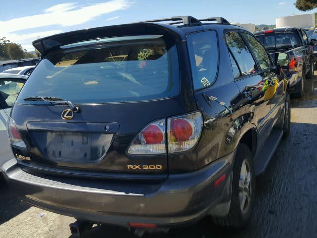 JTJHF10U430309658 - 2003 LEXUS RX 300 BLACK photo 4