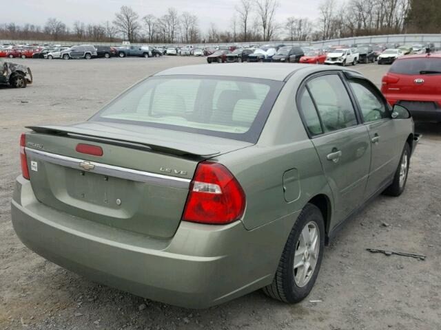 1G1ZT54885F177792 - 2005 CHEVROLET MALIBU LS მწვანე ფოტო 4