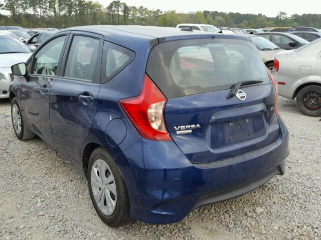 3N1CE2CP7HL352495 - 2017 NISSAN VERSA NOTE BLUE photo 3