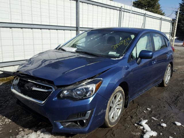 JF1GPAC65F8206754 - 2015 SUBARU IMPREZA PR BLUE photo 2