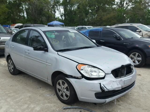 KMHCN4AC4BU608027 - 2011 HYUNDAI ACCENT GLS SILVER photo 1