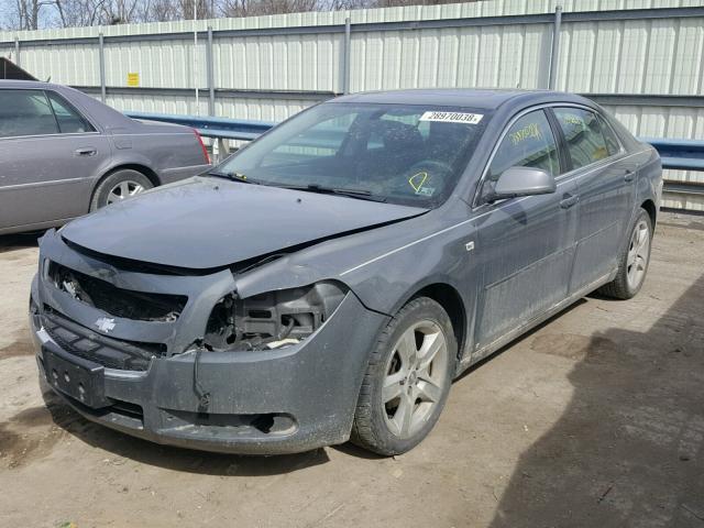 1G1ZH57B28F181060 - 2008 CHEVROLET MALIBU 1LT 灰色 照片 2