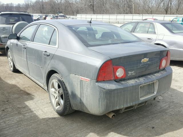 1G1ZH57B28F181060 - 2008 CHEVROLET MALIBU 1LT 灰色 照片 3