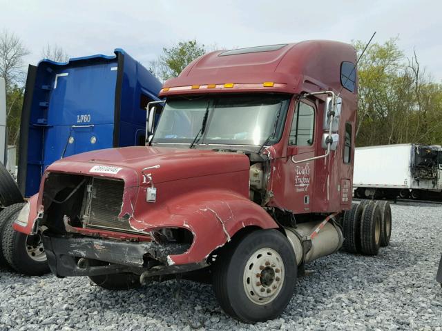 1FUJA6CG64LM10831 - 2004 FREIGHTLINER CONVENTION MAROON photo 2