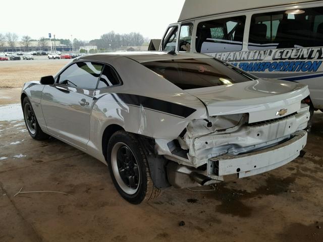 2G1FA1E31C9125303 - 2012 CHEVROLET CAMARO LS WHITE photo 3