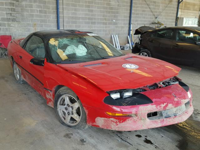 2G1FP22K8V2120305 - 1997 CHEVROLET CAMARO BAS RED photo 1