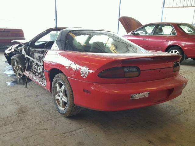 2G1FP22K8V2120305 - 1997 CHEVROLET CAMARO BAS RED photo 3