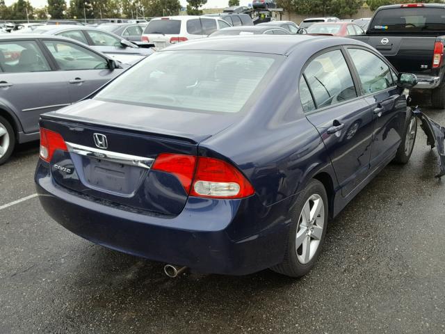 19XFA16649E026548 - 2009 HONDA CIVIC BLUE photo 4