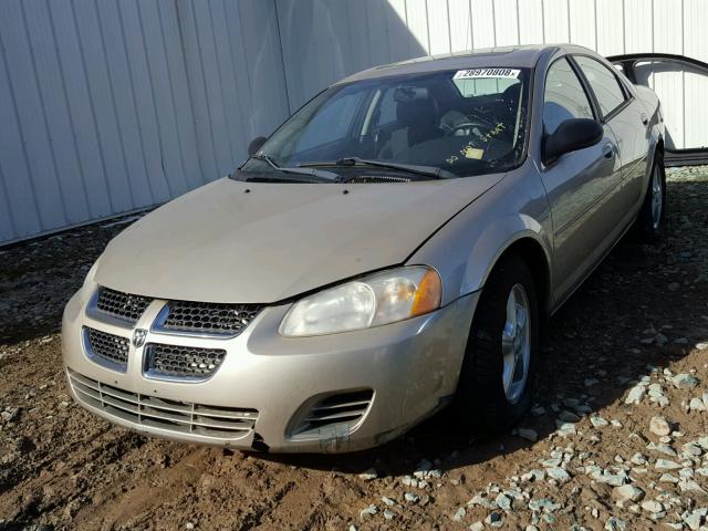 1B3EL46X95N703472 - 2005 DODGE STRATUS SX BEIGE photo 2