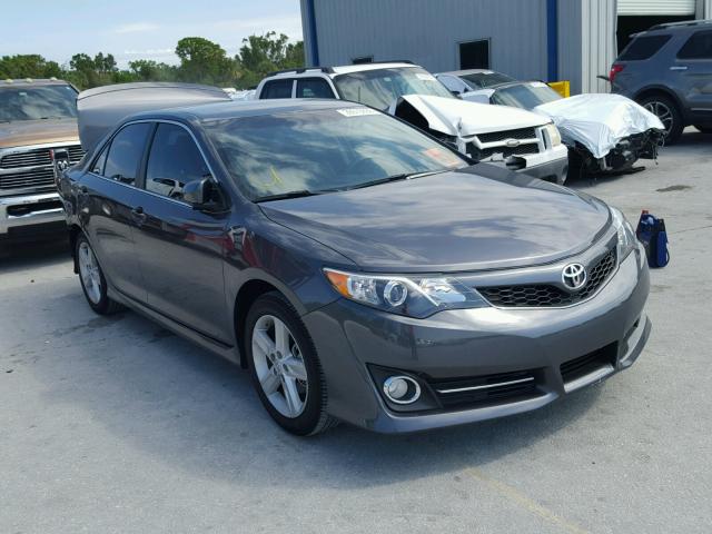 4T1BF1FK2EU812837 - 2014 TOYOTA CAMRY L GRAY photo 1