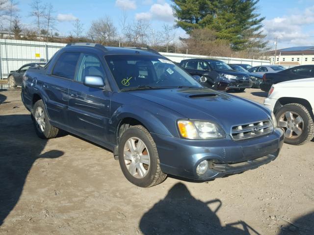 4S4BT63C455106210 - 2005 SUBARU BAJA TURBO BLUE photo 1