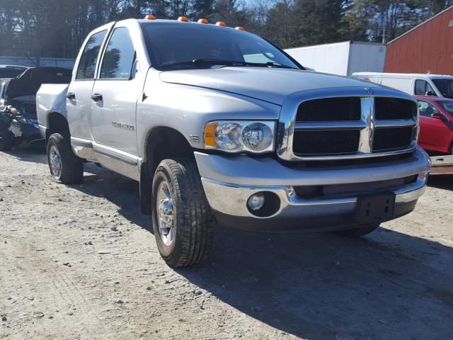 3D7KS28D25G816349 - 2005 DODGE RAM 2500 S SILVER photo 1