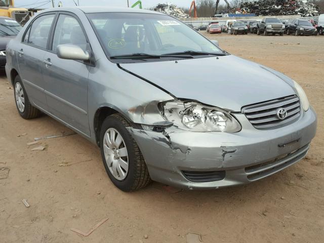 2T1BR38EX4C211251 - 2004 TOYOTA COROLLA CE GRAY photo 1