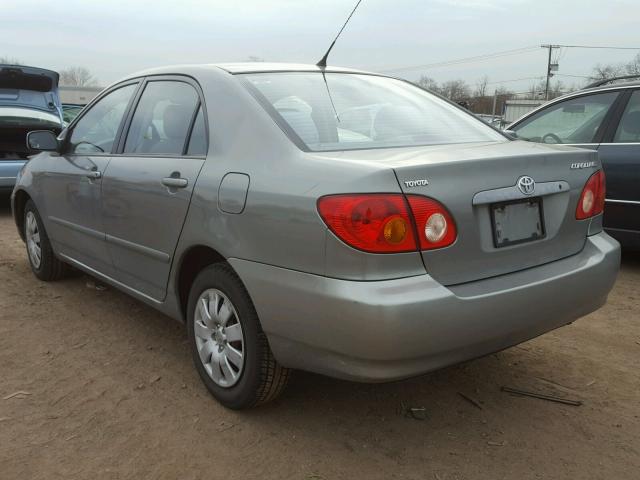 2T1BR38EX4C211251 - 2004 TOYOTA COROLLA CE GRAY photo 3