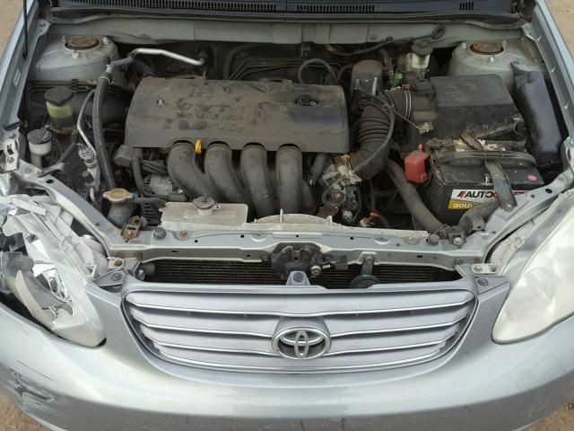 2T1BR38EX4C211251 - 2004 TOYOTA COROLLA CE GRAY photo 7