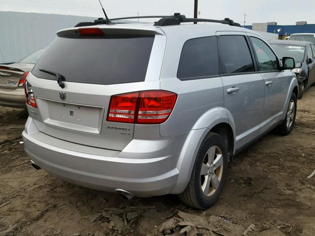 3D4PG5FVXAT171498 - 2010 DODGE JOURNEY SX SILVER photo 4