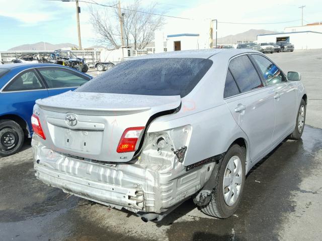 4T1BE46K47U040672 - 2007 TOYOTA CAMRY NEW SILVER photo 4