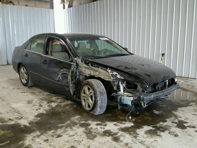 1HGCM56796A167450 - 2006 HONDA ACCORD EX BLACK photo 1