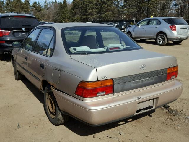 JT2AE09B1S0086943 - 1995 TOYOTA COROLLA LE BEIGE photo 3