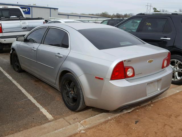 1G1ZG57B594112752 - 2009 CHEVROLET MALIBU LS ვერცხლისფერი ფოტო 3