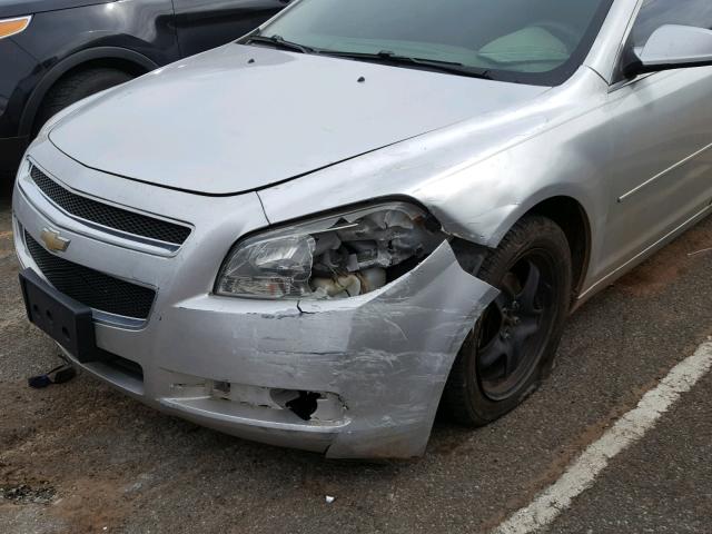 1G1ZG57B594112752 - 2009 CHEVROLET MALIBU LS ვერცხლისფერი ფოტო 9