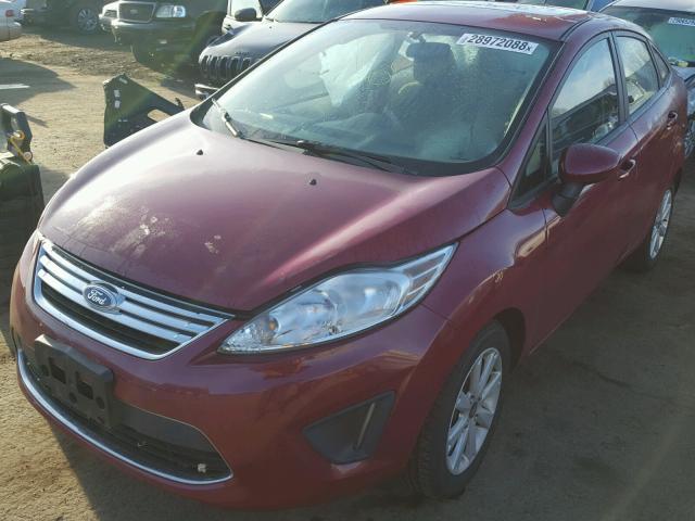 3FADP4BJXBM100221 - 2011 FORD FIESTA SE BURGUNDY photo 2