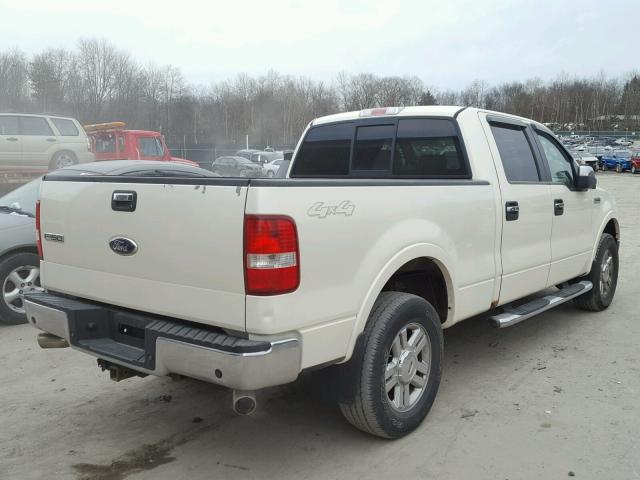 1FTPW14V67FB31241 - 2007 FORD F150 SUPER WHITE photo 4