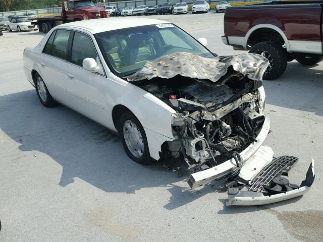 1G6KD54Y71U188037 - 2001 CADILLAC DEVILLE WHITE photo 1