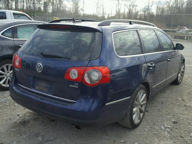 WVWRU93C67E007960 - 2007 VOLKSWAGEN PASSAT 3.6 BLUE photo 4