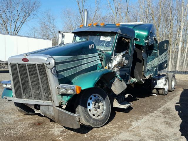 1XP5DU9X47N648423 - 2007 PETERBILT 379 GREEN photo 2