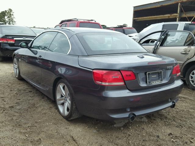 WBAWL73598PX43452 - 2008 BMW 335 I GRAY photo 3