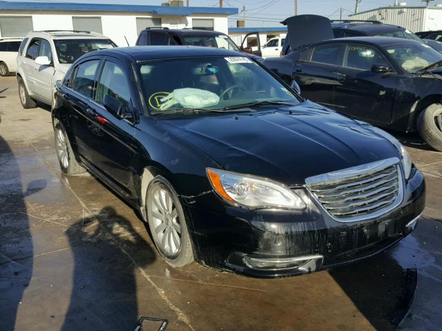 1C3CCBBG0CN263952 - 2012 CHRYSLER 200 TOURIN BLACK photo 1