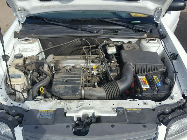 1G1ND52F95M135527 - 2005 CHEVROLET CLASSIC WHITE photo 7