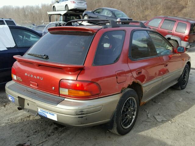 JF1GF48531H802040 - 2001 SUBARU IMPREZA OU RED photo 4