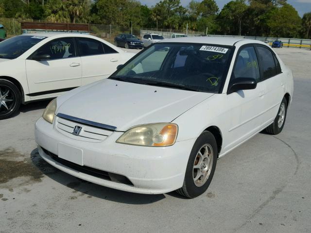 2HGES16533H565255 - 2003 HONDA CIVIC LX WHITE photo 2