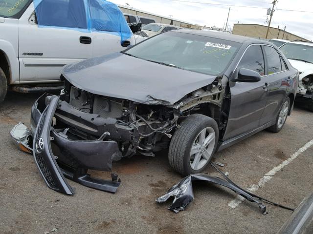 4T1BF1FK3DU297832 - 2013 TOYOTA CAMRY L GRAY photo 2