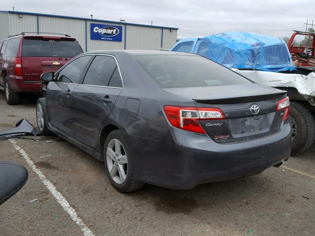 4T1BF1FK3DU297832 - 2013 TOYOTA CAMRY L GRAY photo 3