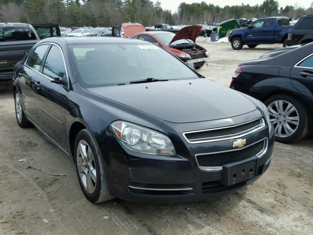 1G1ZH57B494242132 - 2009 CHEVROLET MALIBU 1LT BLACK photo 1