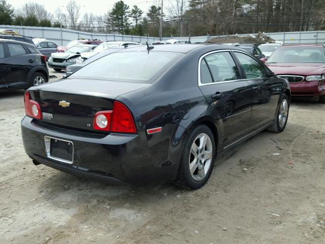 1G1ZH57B494242132 - 2009 CHEVROLET MALIBU 1LT BLACK photo 4