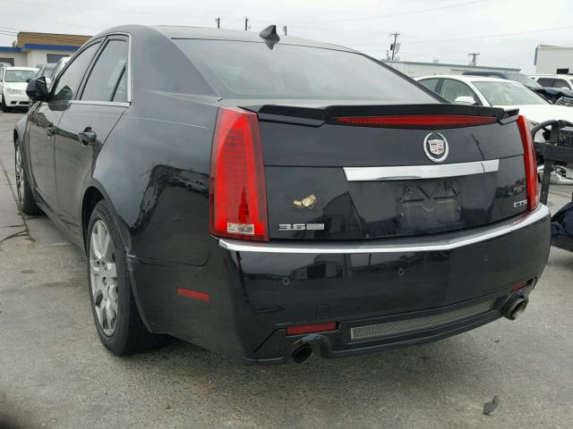 1G6DU57VX90105827 - 2009 CADILLAC CTS HI FEA BLACK photo 3