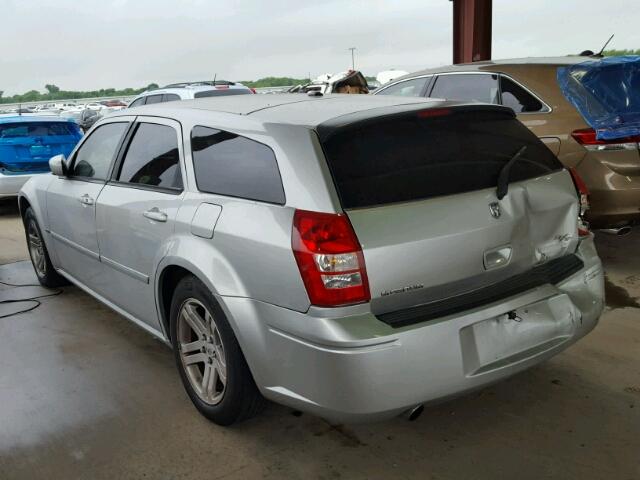 2D4GV57246H289069 - 2006 DODGE MAGNUM R/T SILVER photo 3